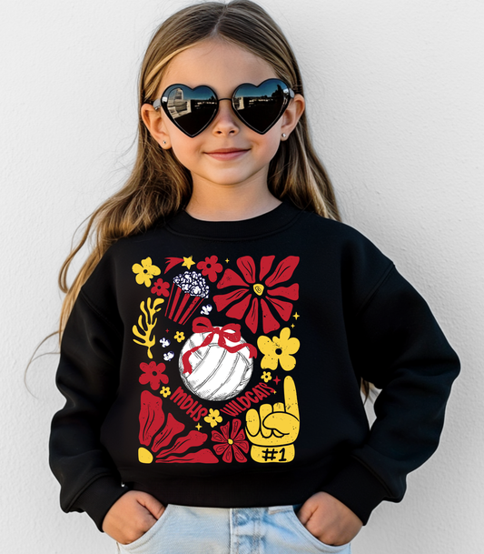 CUSTOM BOHO VOLLEYBALL FRONT ONLY  - TODDLER/YOUTH