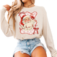HO HO HO SANTA BOW  - TEES + LONG SLEEVE TEES