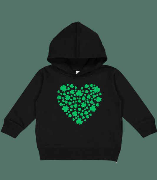 GREEN SHAMROCK HEART KIDS