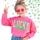 CHECKERED LUCKY WITH BOW - TODDLER/YOUTH