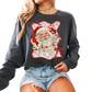 HO HO HO SANTA BOW  - TEES + LONG SLEEVE TEES