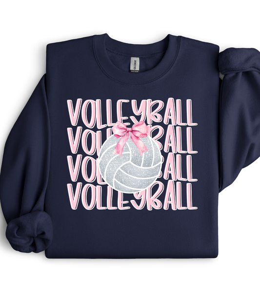 PINK VOLLEYBALL STACKED - MULTIPLE STYLES