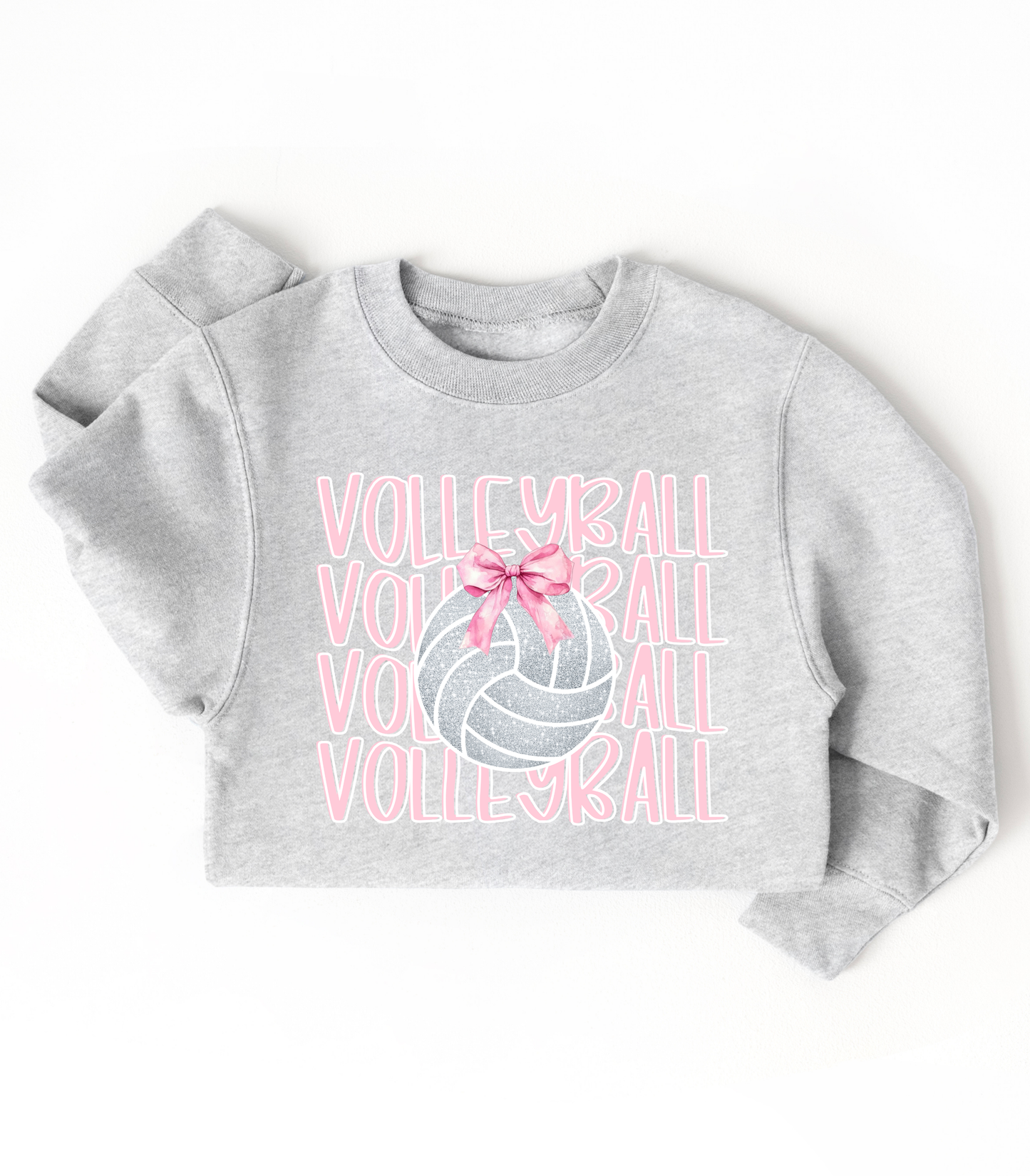 PINK VOLLEYBALL STACKED - MULTIPLE STYLES - TODDLER/YOUTH