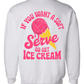 IF YOU WANT SOFT SERVE FRONT & BACK  - TODDLER/YOUTH