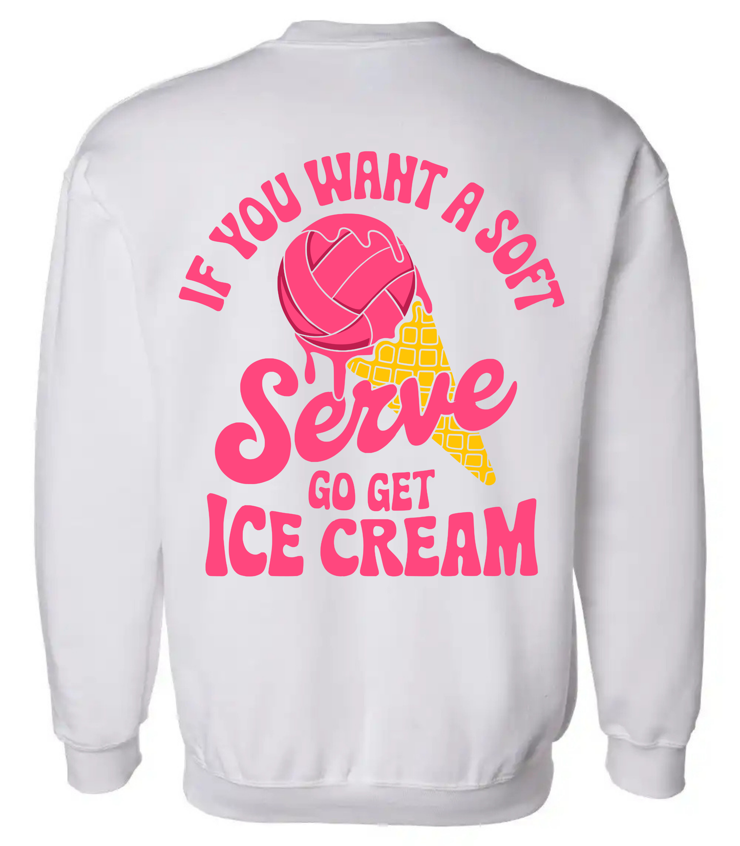 IF YOU WANT SOFT SERVE FRONT & BACK  - TODDLER/YOUTH