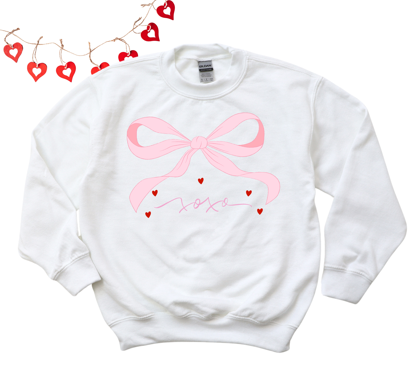 MINIMALIST BOW XOXO YOUTH CREW/TEE