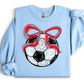 WATERCOLOR SOCCER BOW - MULTIPLE STYLES