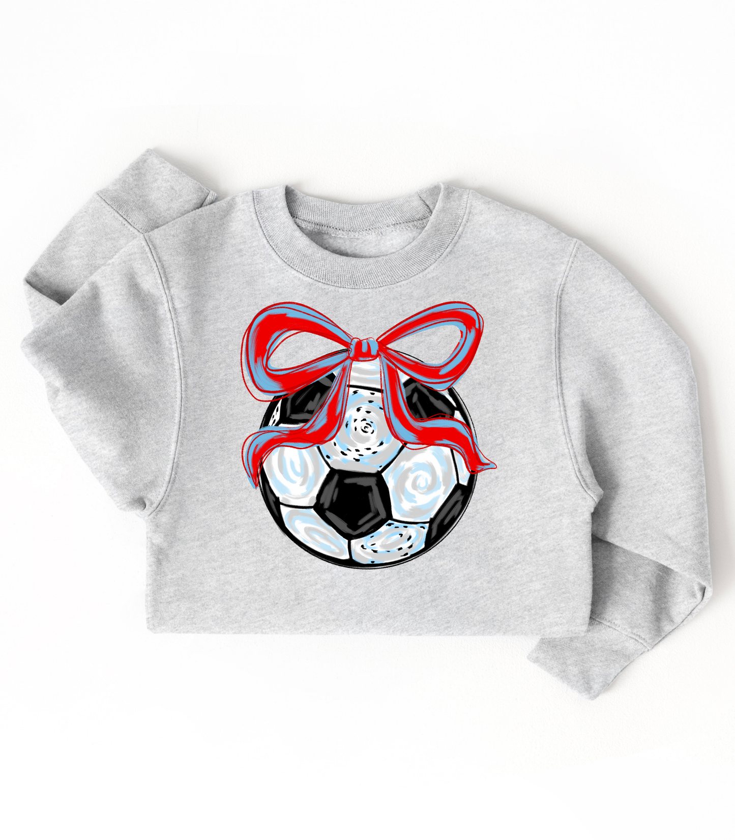 WATERCOLOR SOCCER BOW - MULTIPLE STYLES - TODDLER/YOUTH