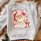 YOUTH HO HO HO SANTA BOW - TODDLER & YOUTH SWEATSHIRT OPTIONS