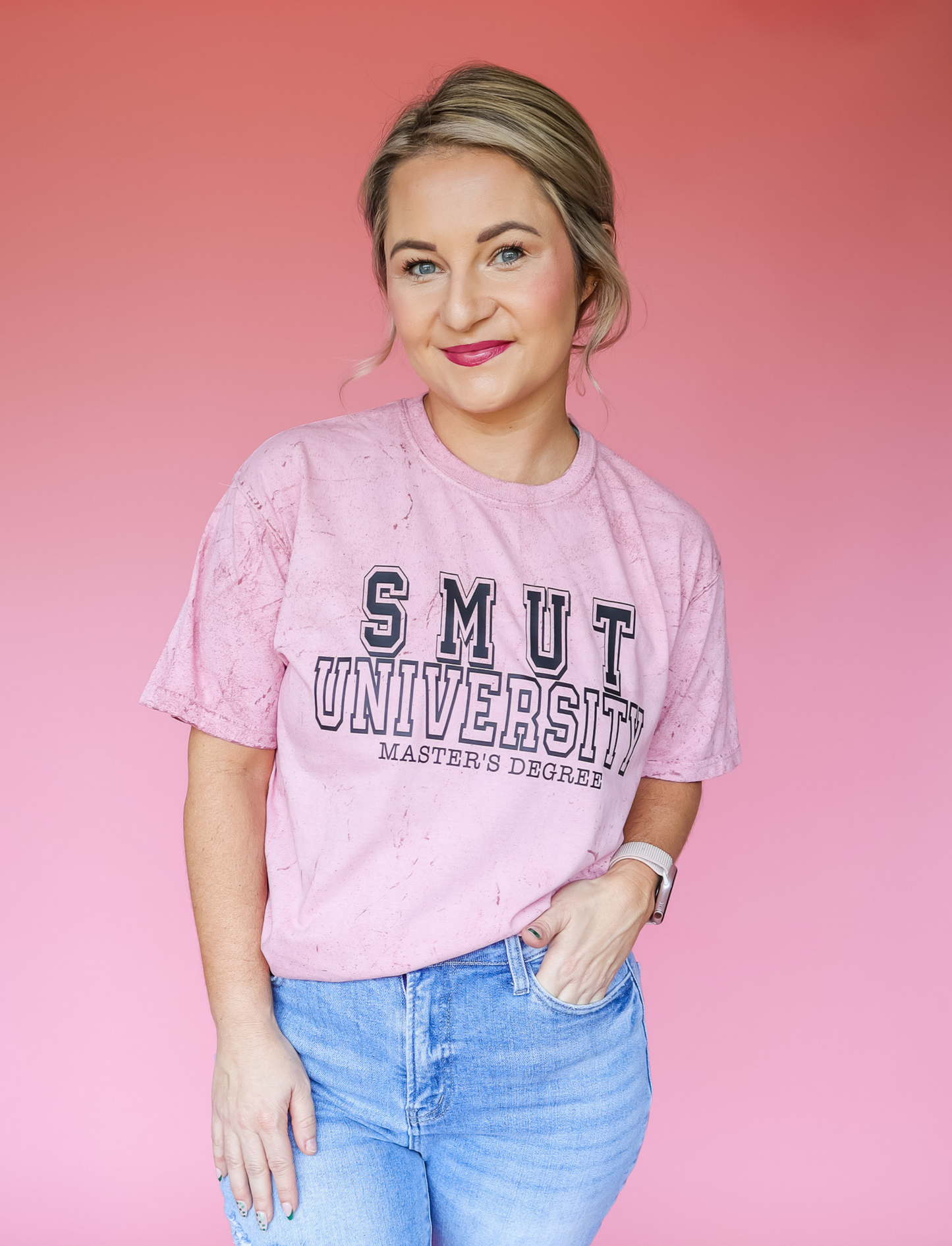 SMUT UNIVERSITY COLOR BLAST TEE