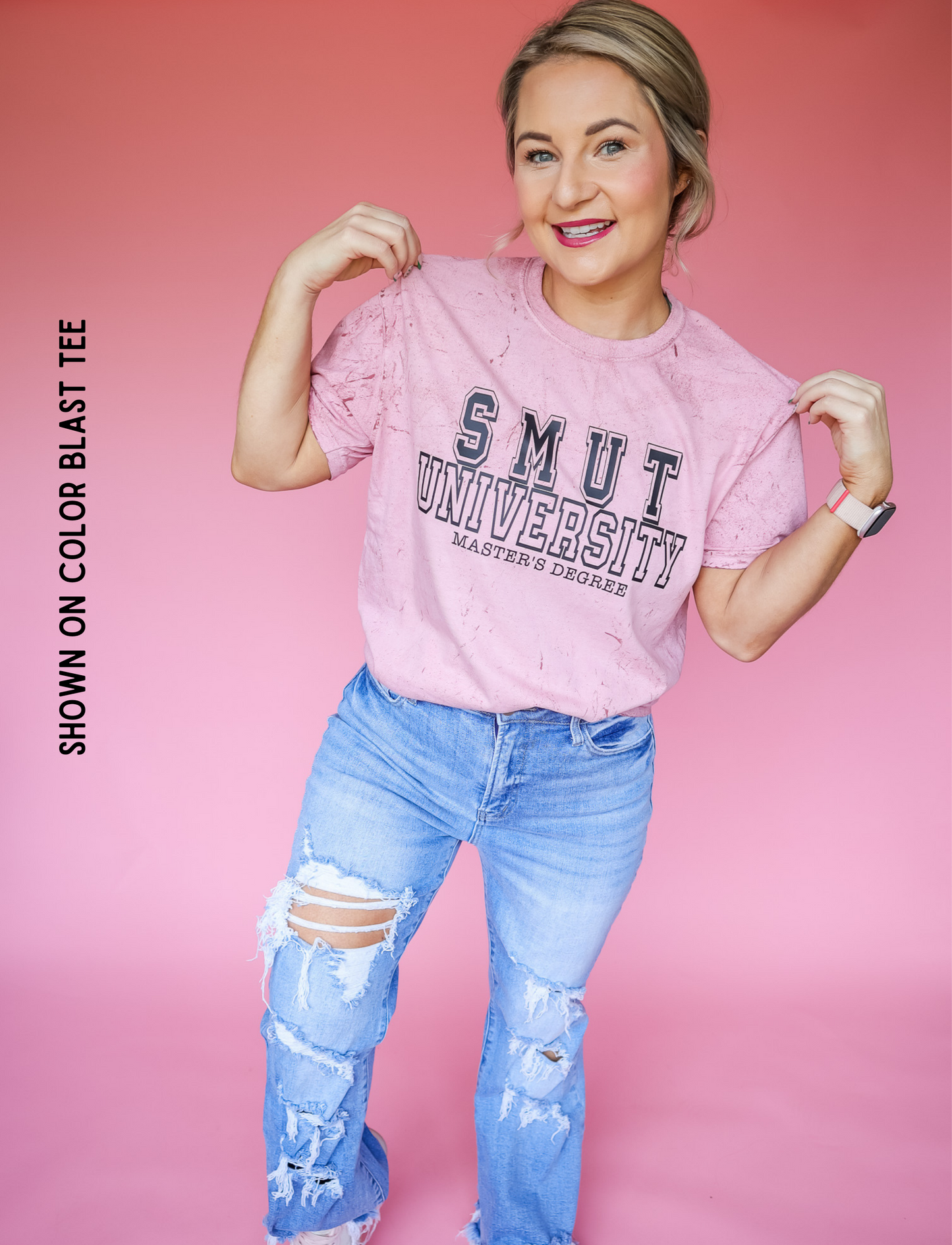 SMUT UNIVERSITY COLOR BLAST TEE