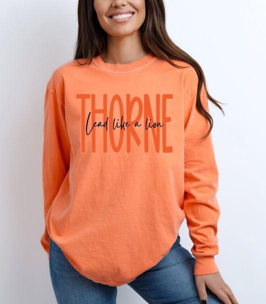 THORNE LEAD LIKE A LION - TEES + LONG SLEEVE TEES