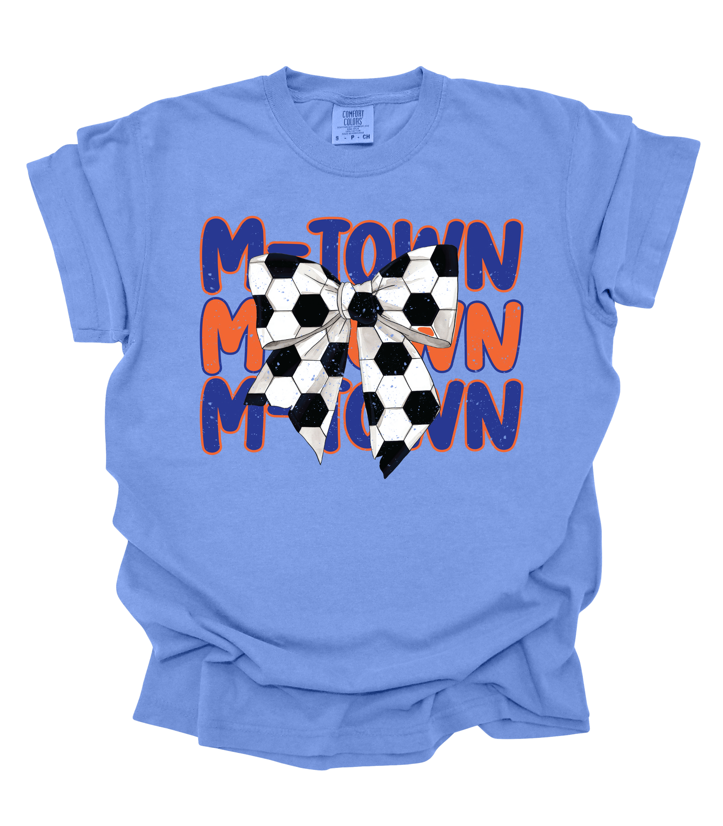 CUSTOM STACKED MASCOT SOCCER BOW - MULTIPLE STYLES