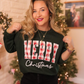 PLAID MERRY CHRISTMAS - SWEATSHIRT OPTIONS