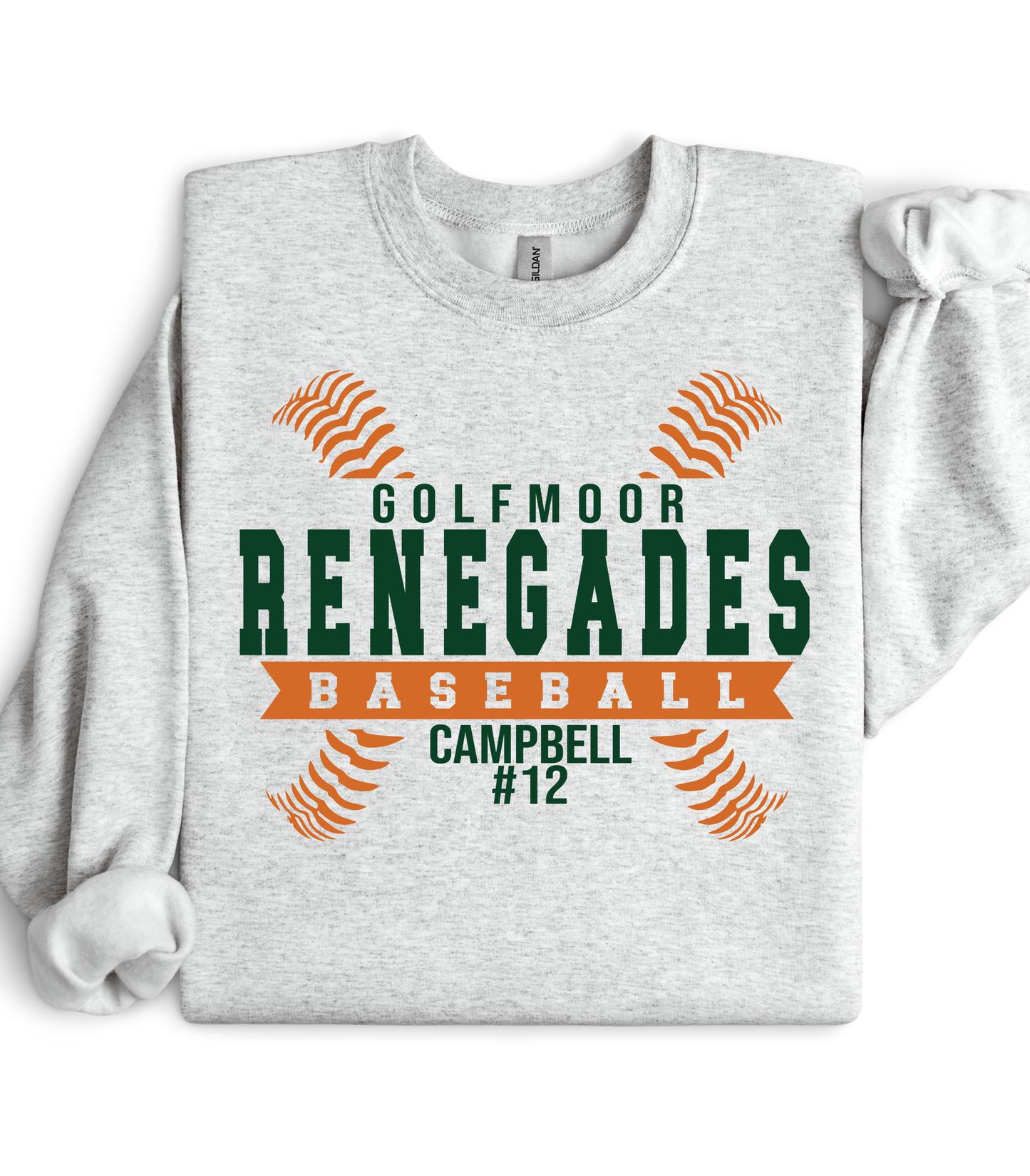 RENEGADES BASEBALL SEAMS - NAME + NUMBER