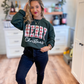 PLAID MERRY CHRISTMAS - SWEATSHIRT OPTIONS