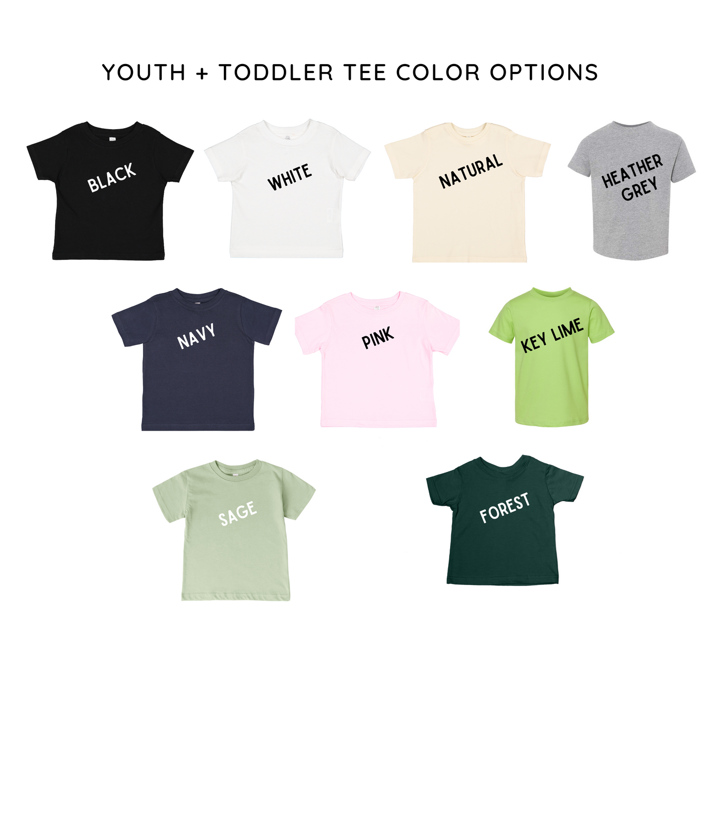 A LITTLE LUCK BOW COLLAGE TEE/CREW - TODDLER/YOUTH