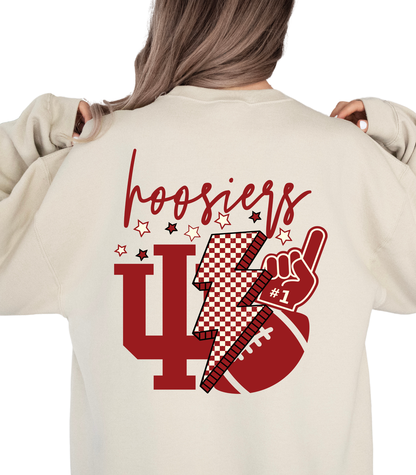 IU BLAST FRONT AND BACK - SWEATSHIRTS + TEES