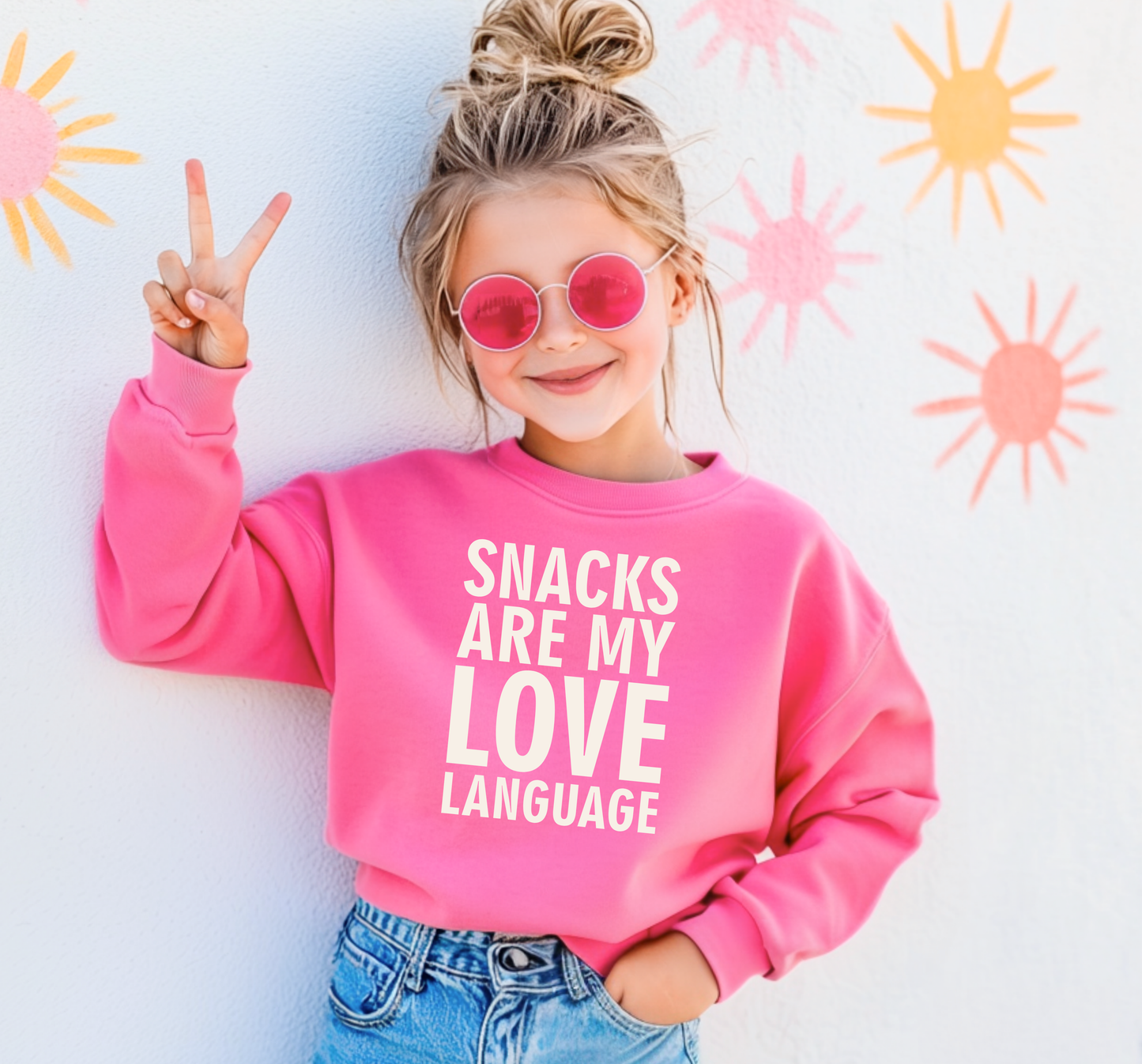 SNACKS ARE MY LOVE LANGUAGE YOUTH CREW/TEE