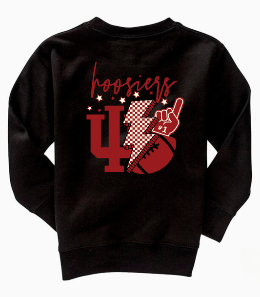 IU BLAST FRONT AND BACK - YOUTH SWEATSHIRT + TEES