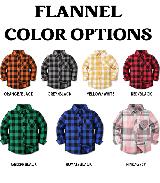 PANTHERS KIDS MASCOT FLANNEL