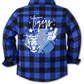 CUSTOM KIDS MASCOT FLANNEL