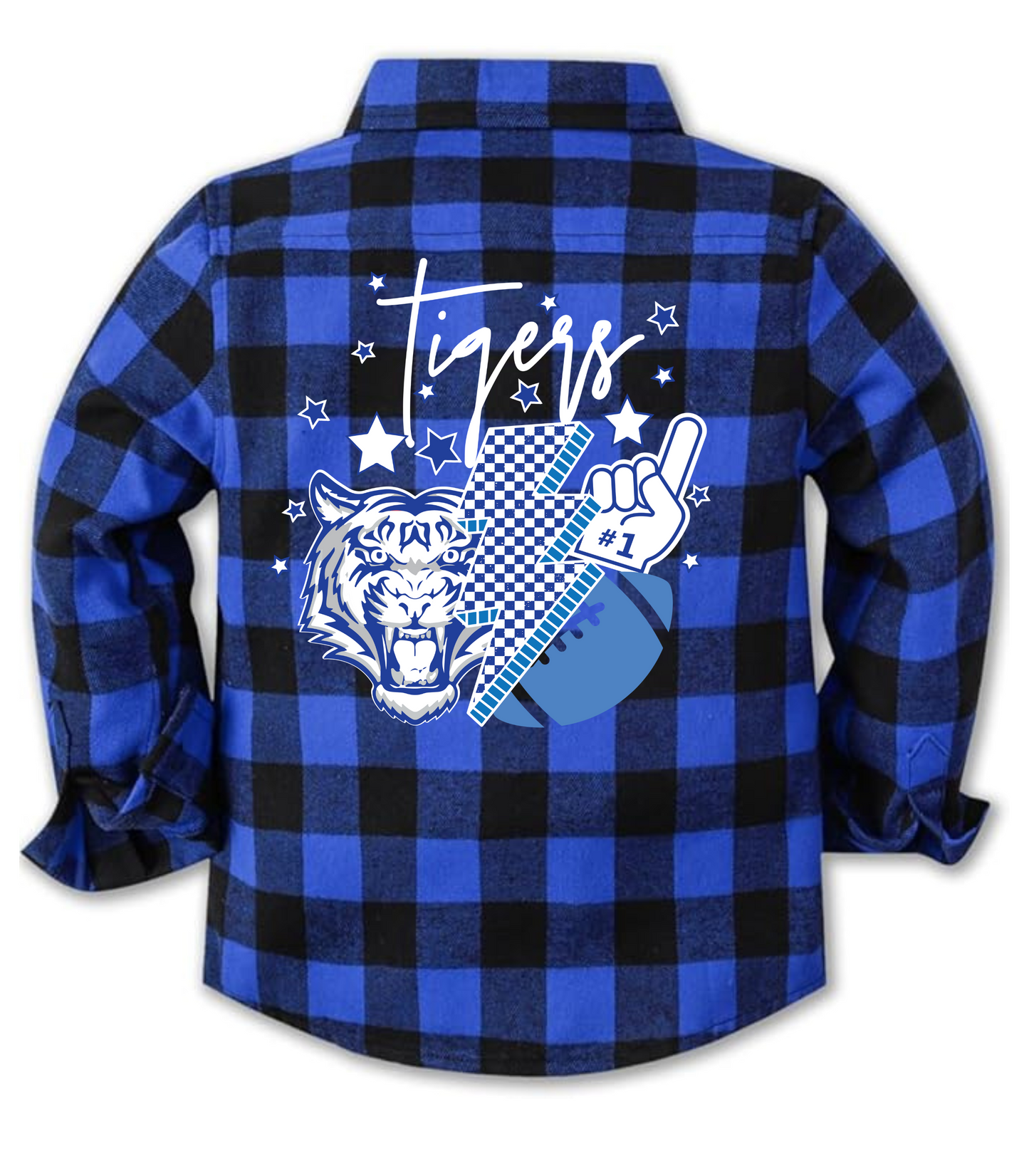 CUSTOM KIDS MASCOT FLANNEL