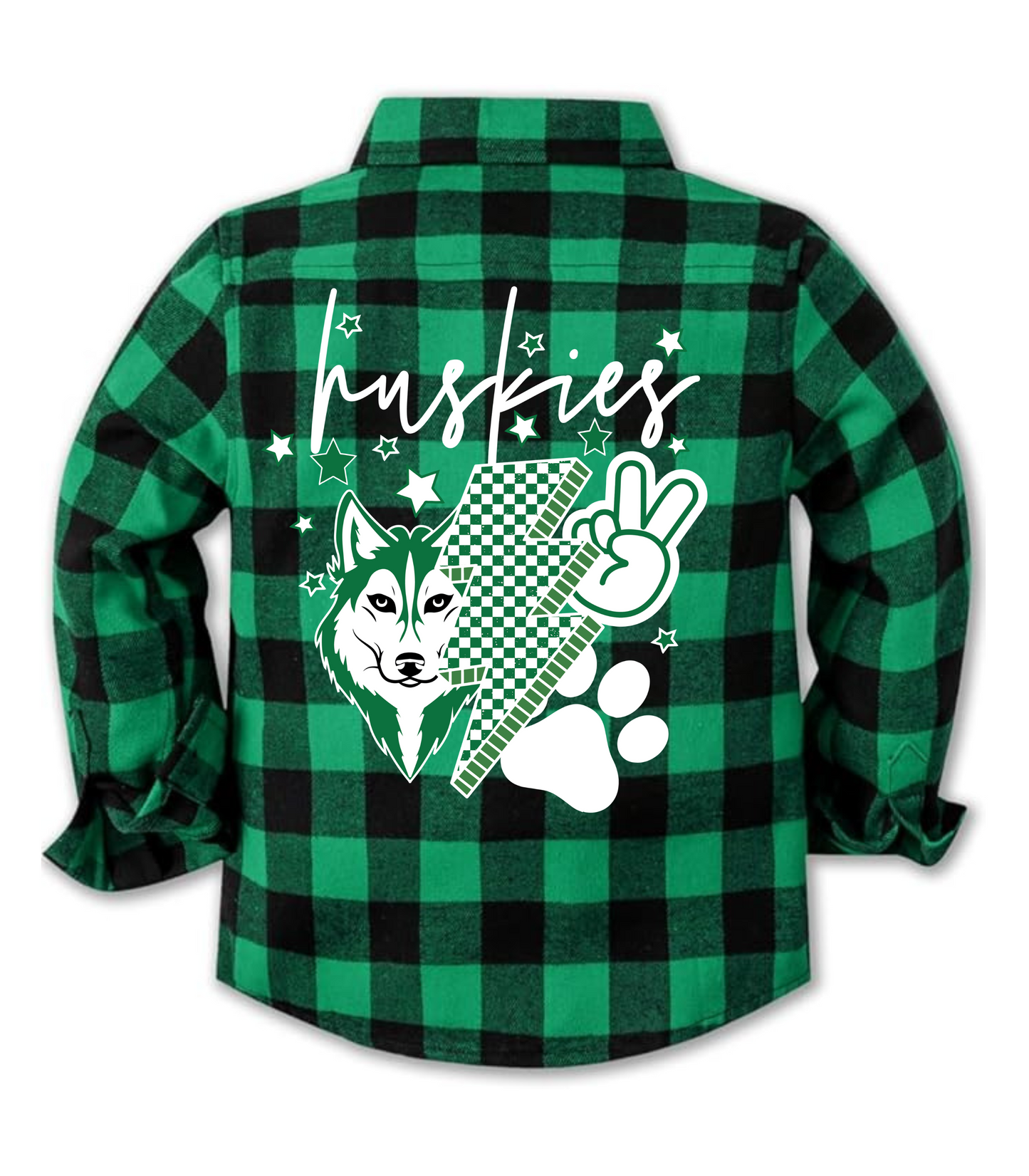 CUSTOM KIDS MASCOT FLANNEL