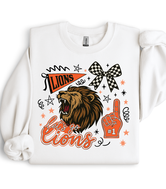 THORNE LET'S GO LIONS COLLAGE - SWEATSHIRT OPTIONS