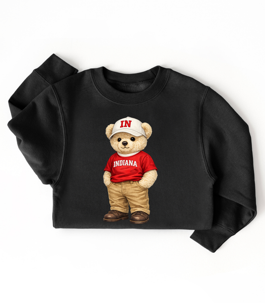 INDIANA BEAR - YOUTH SWEATSHIRT + TEES