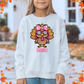 GOBBLE GOBBLE TEAL + PINK CUSTOMIZABLE NAME - YOUTH