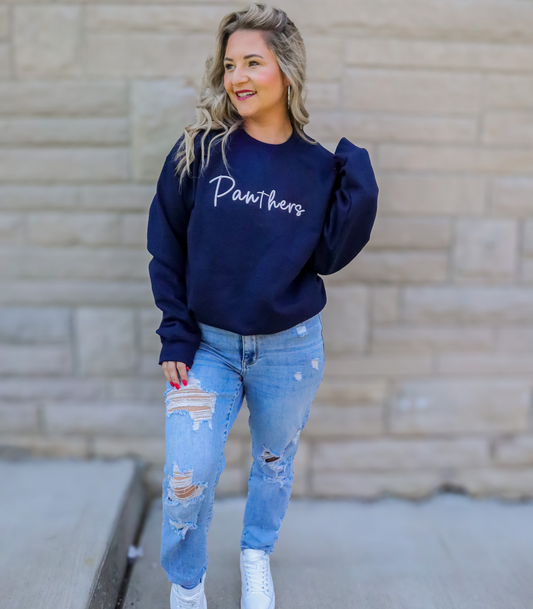 CUSTOM PUFF EMBROIDERED SWEATSHIRT