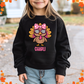 GOBBLE GOBBLE TEAL + PINK CUSTOMIZABLE NAME - YOUTH