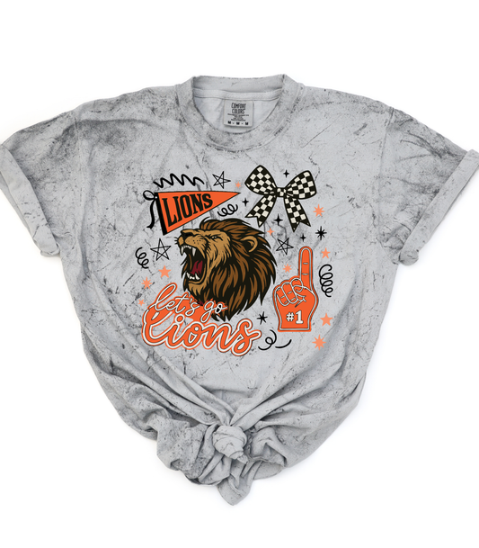 THORNE LET'S GO LIONS COLLAGE - TEES + LONG SLEEVE TEES