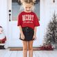 YOUTH PLAID MERRY CHRISTMAS - TODDLER & YOUTH TEES