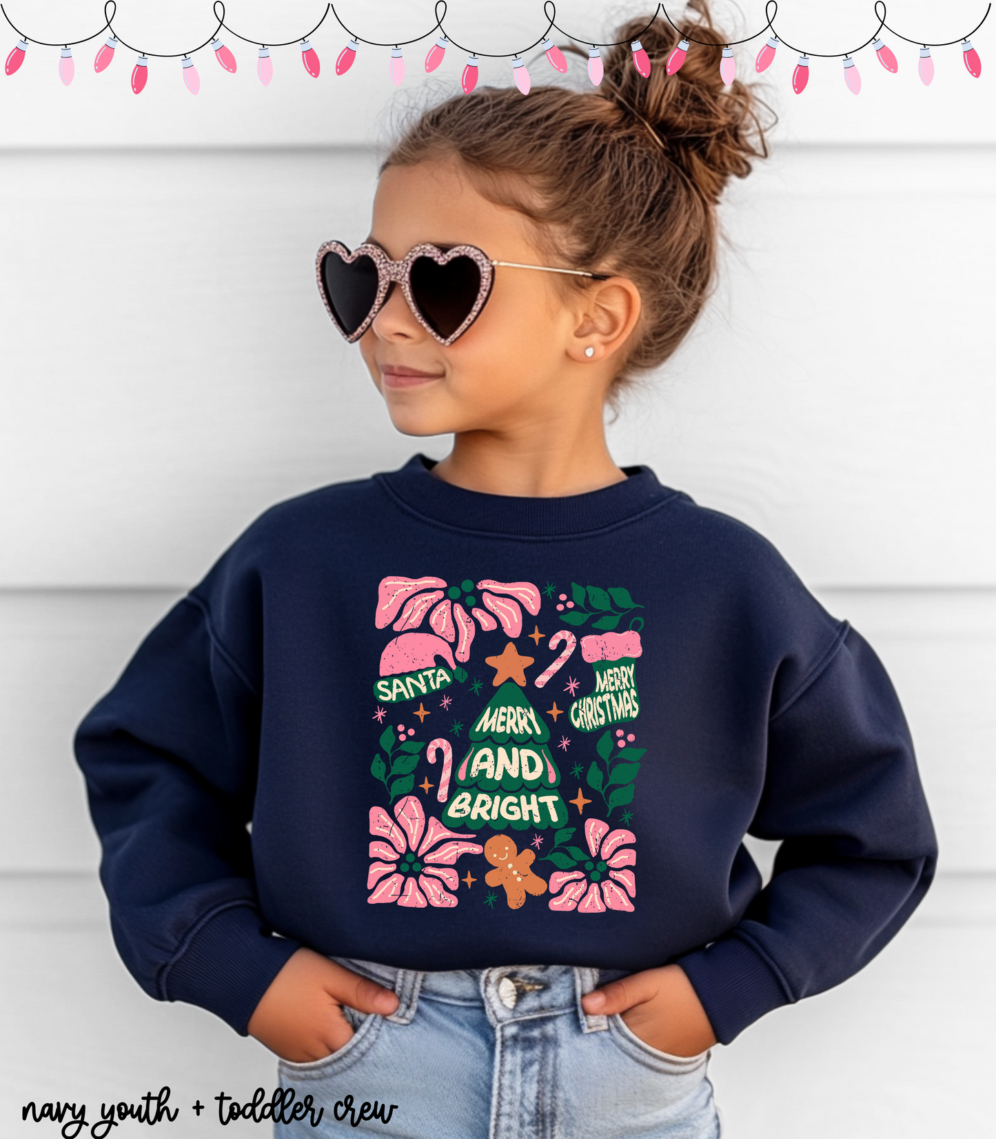 MERRY & BRIGHT FLORAL COLLAGE - YOUTH