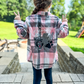 PANTHERS KIDS MASCOT FLANNEL