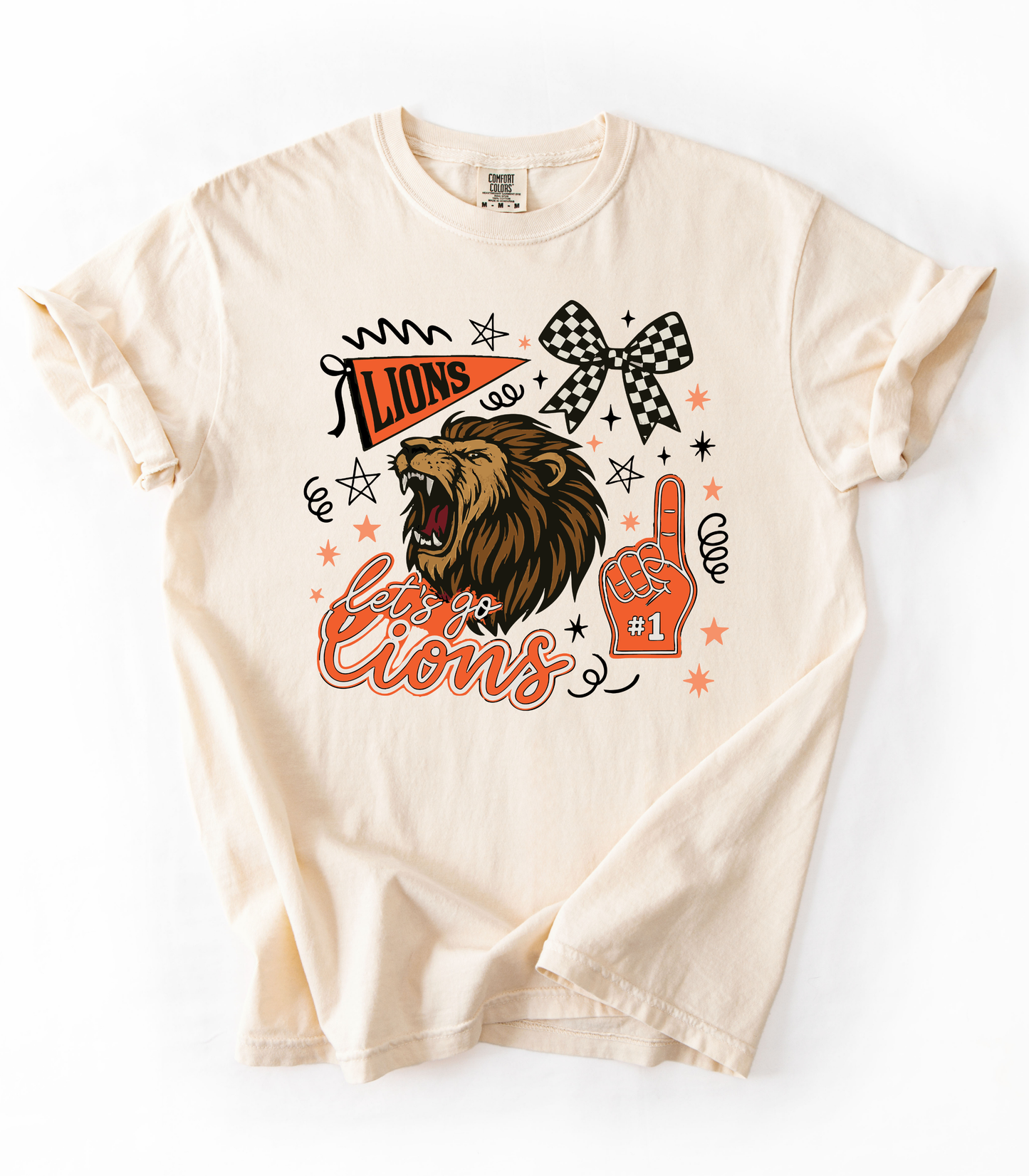 THORNE LET'S GO LIONS COLLAGE - TEES + LONG SLEEVE TEES