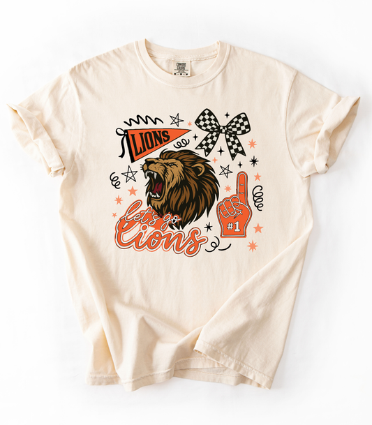 THORNE LET'S GO LIONS COLLAGE - TEES + LONG SLEEVE TEES