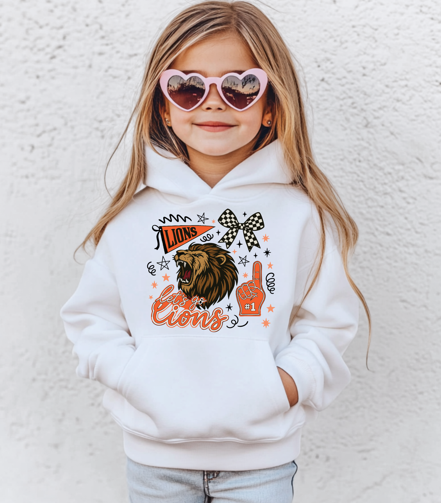 YOUTH THORNE LET'S GO LIONS COLLAGE - TODDLER & YOUTH SWEATSHIRT OPTIONS
