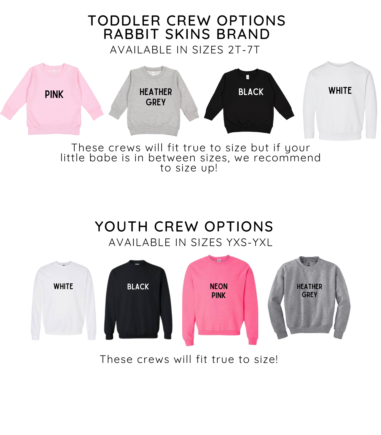 YOUTH THORNE WITH A CAPITAL T - TODDLER & YOUTH SWEATSHIRT OPTIONS