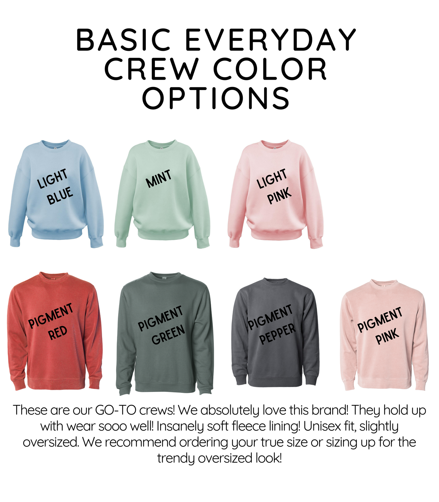 JOLLY & CAFFEINATED - SWEATSHIRT OPTIONS