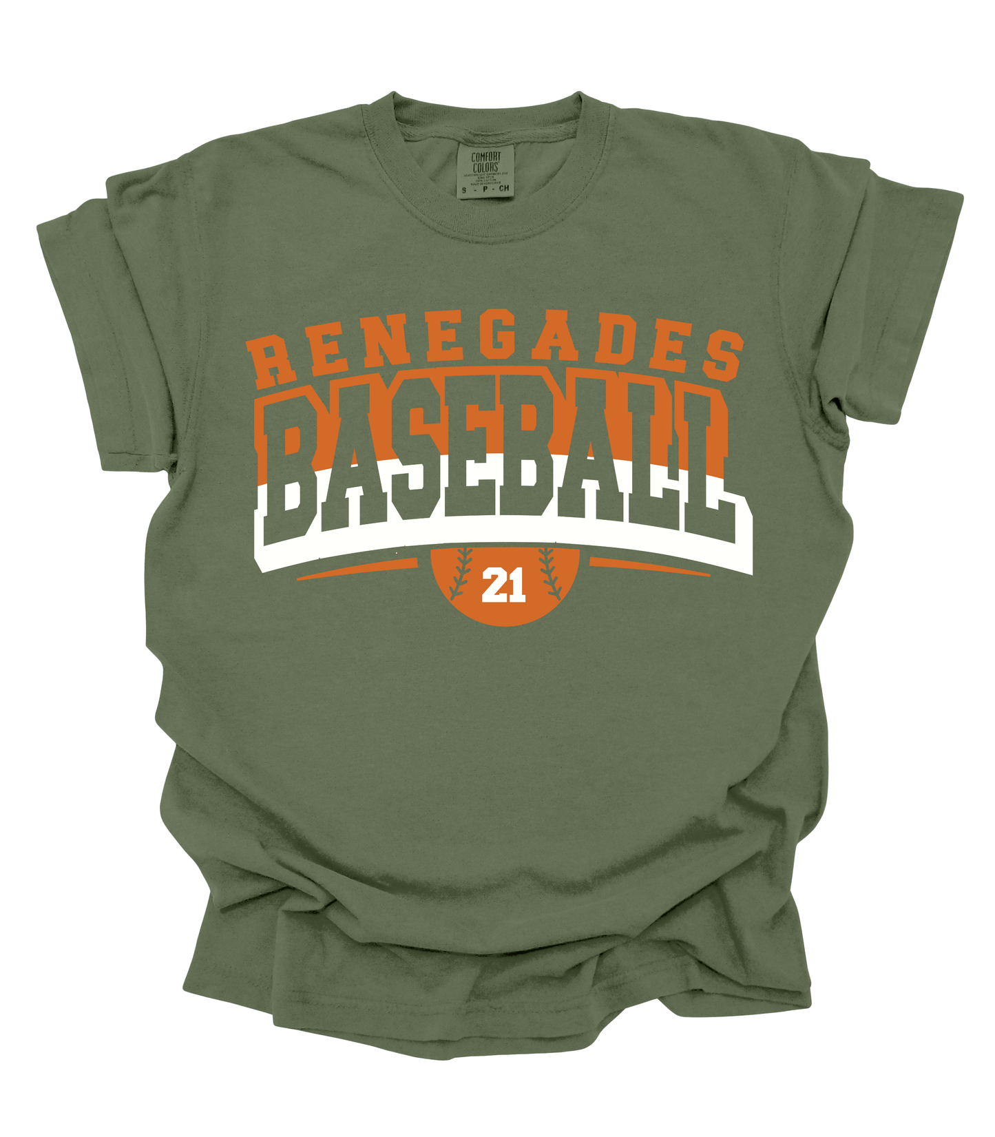 RENEGADE SPLIT BASEBALL - CUSTOM NUMBER
