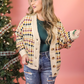 SNOW PLACE LIKE HOME BOYFRIEND BUTTON DOWN CARDIGAN