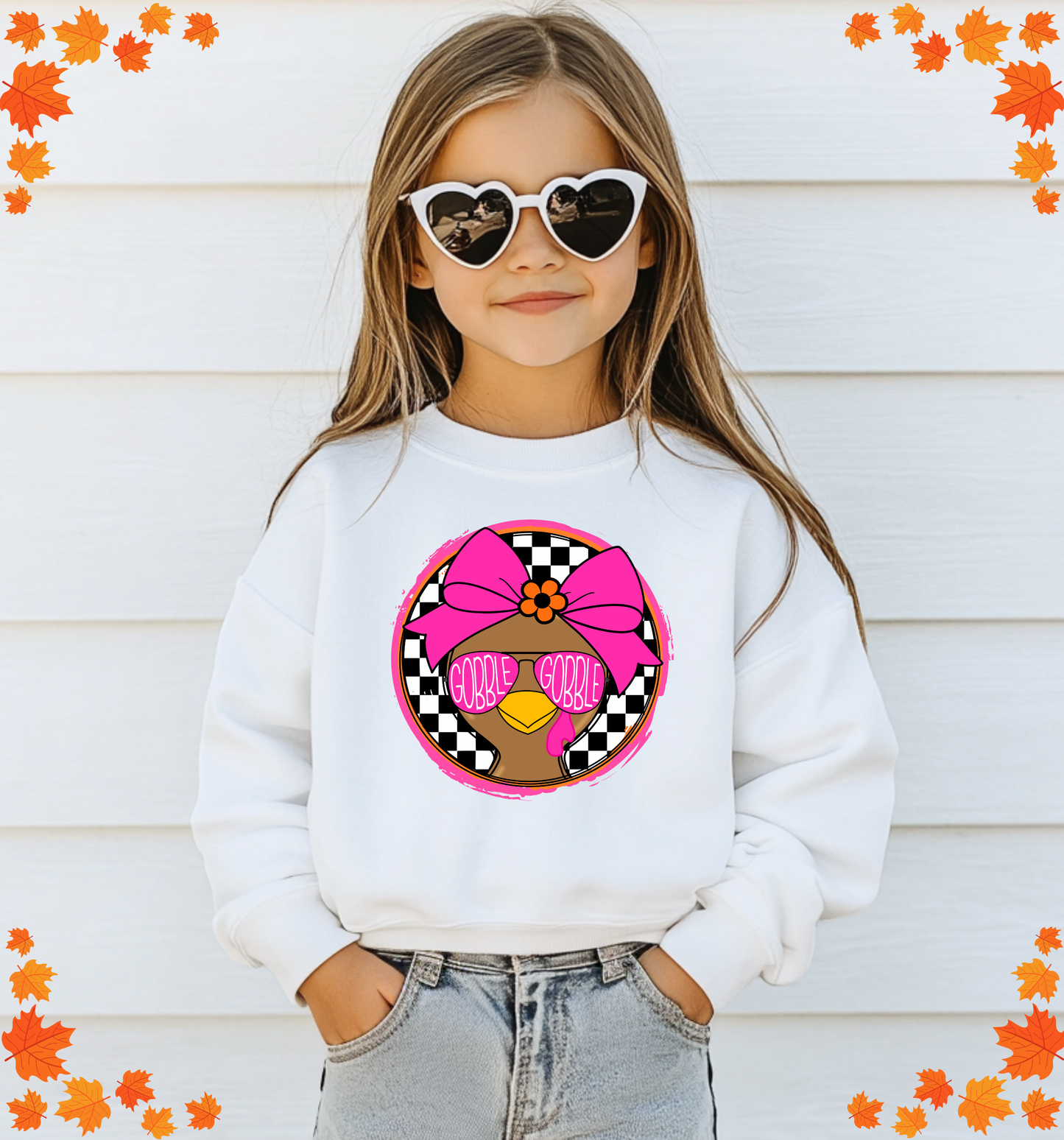 CHECKERED GOBBLE TURKEY CIRCLE - YOUTH