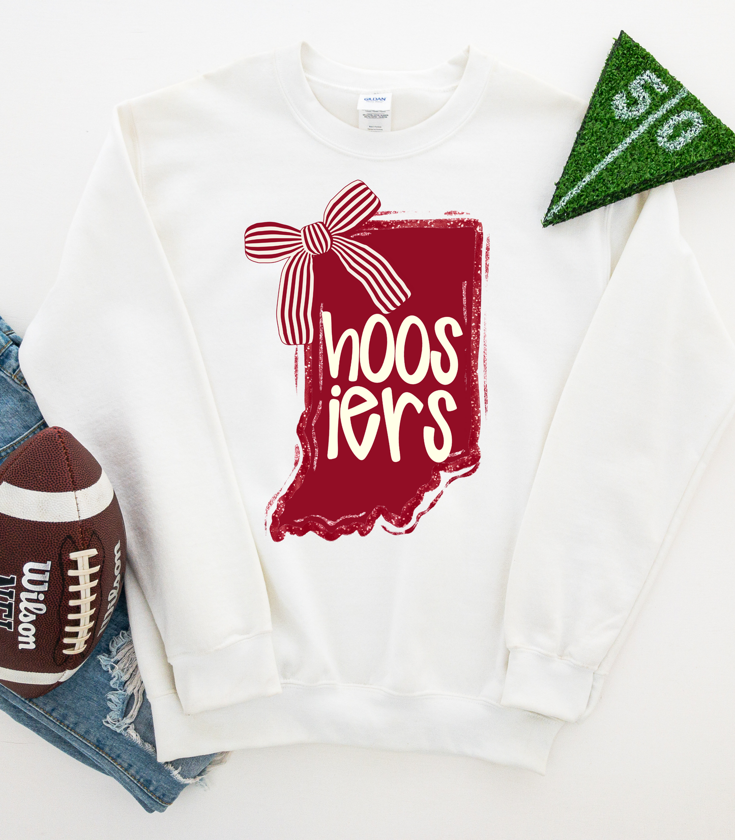 HOOSIER STATE BOW - SWEATSHIRTS + TEES