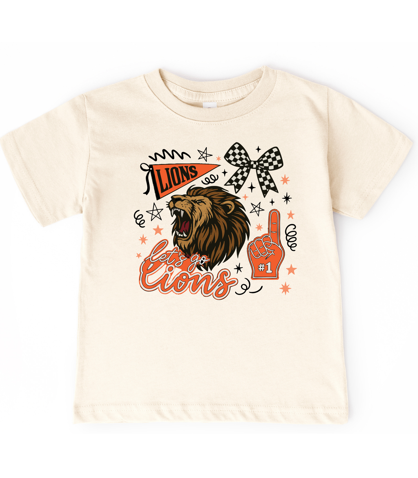 YOUTH THORNE LET'S GO LIONS COLLAGE - TODDLER & YOUTH TEES