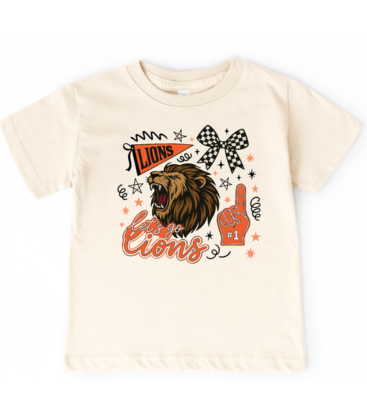 YOUTH THORNE LET'S GO LIONS COLLAGE - TODDLER & YOUTH TEES