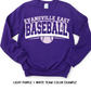 ADULT CUSTOMIZABLE SPLIT BASEBALL CREWNECK