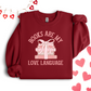 BOOKS ARE MY LOVE LANGUAGE CREW/TEE